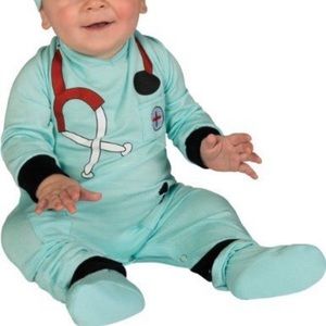 Baby “doctor” onesie costume